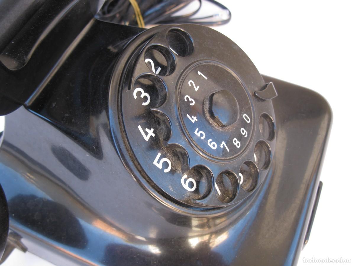 Tel&eacute;fonos: ANTIGUO TEL&Eacute;FONO DE BAQUELITA. - Foto 3