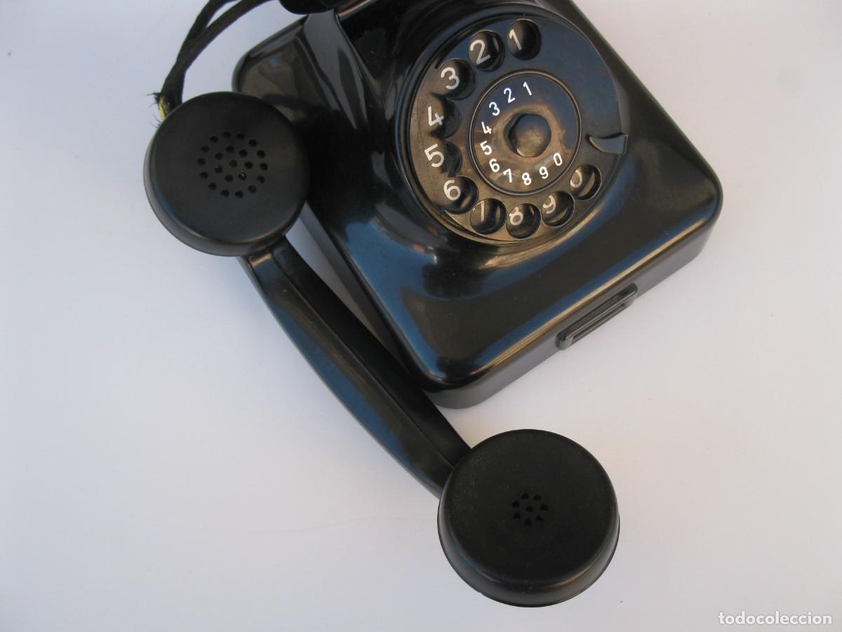 Tel&eacute;fonos: ANTIGUO TEL&Eacute;FONO DE BAQUELITA. - Foto 4