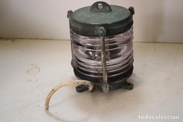 Antig&uuml;edades: farol lampara de barco original miletich - Foto 7