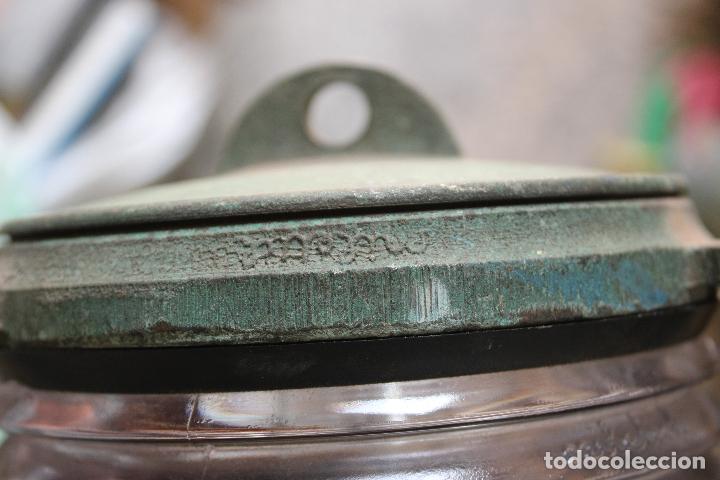 Antig&uuml;edades: farol lampara de barco original miletich - Foto 8