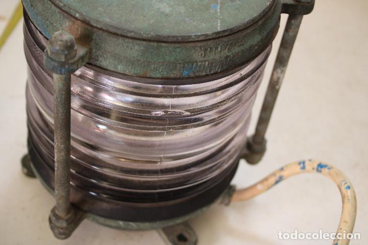 Antig&uuml;edades: farol lampara de barco original miletich - Foto 10