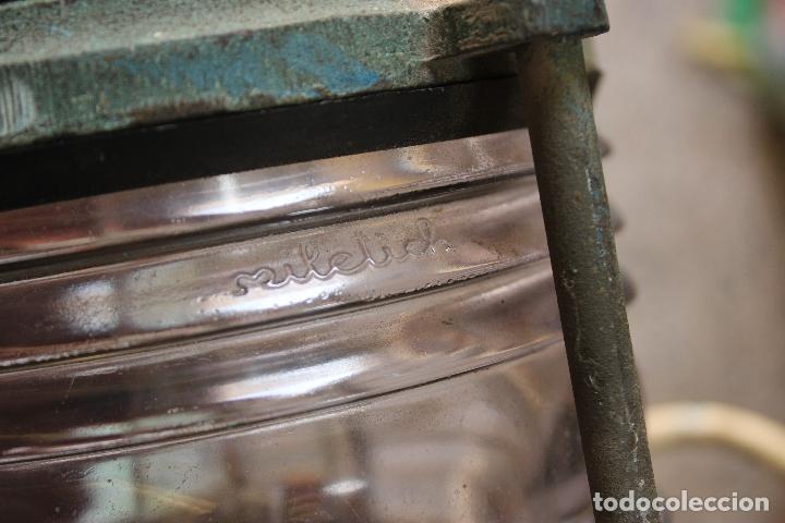 Antig&uuml;edades: farol lampara de barco original miletich - Foto 12