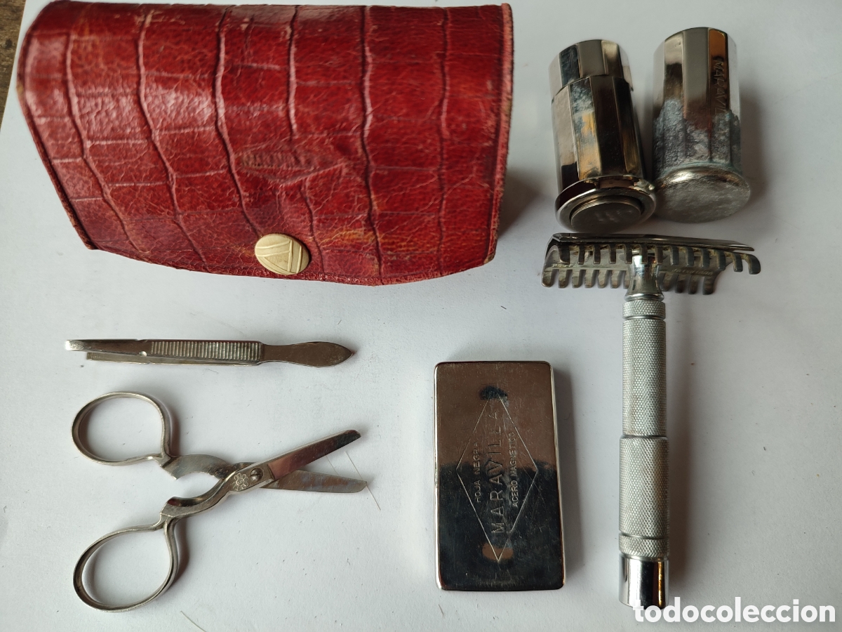Antig&uuml;edades: Mini Estuche de viaje Maravilla completo - Foto 4