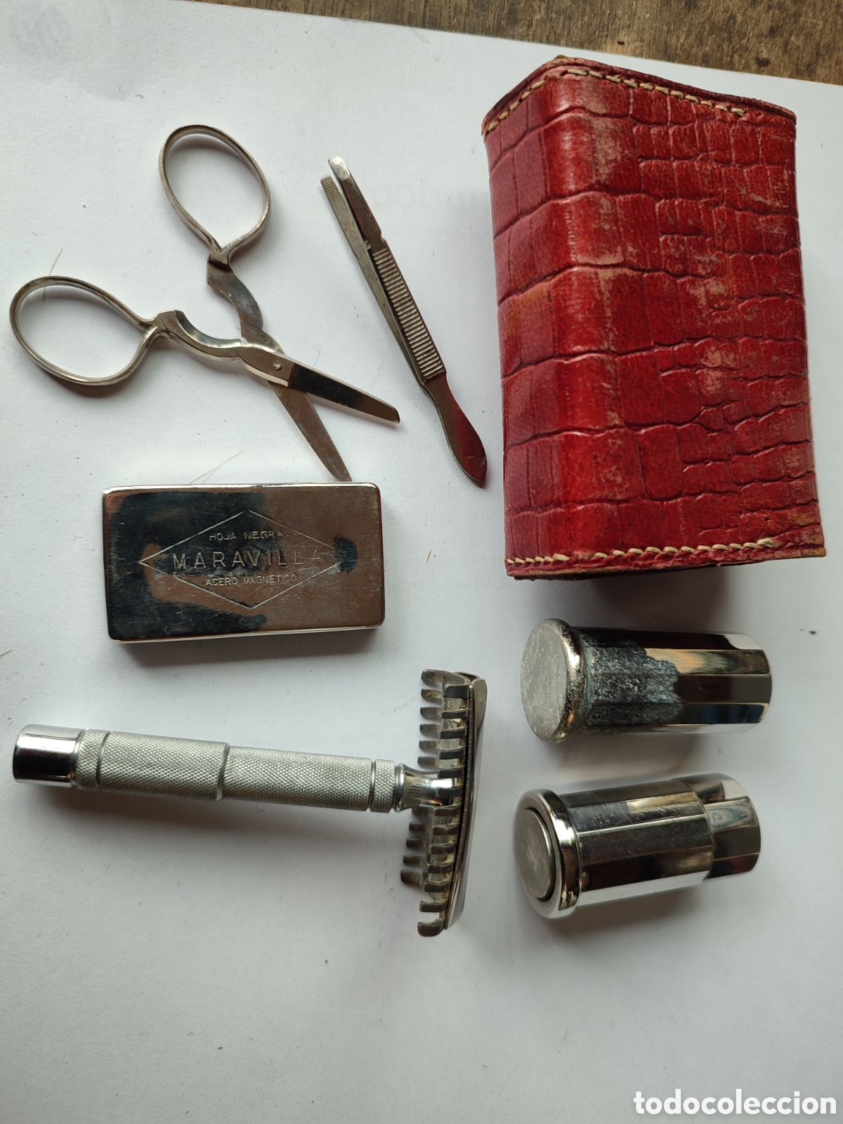 Antig&uuml;edades: Mini Estuche de viaje Maravilla completo - Foto 5