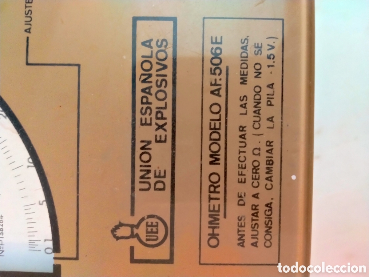 Antig&uuml;edades: OHMETRO modelo AF.506 E - Foto 4