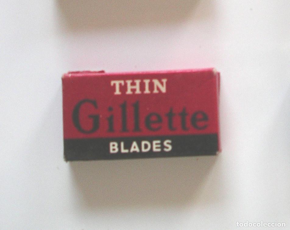 Antig&uuml;edades: Gillette Estuche hojas de Afeitar completo - Foto 1