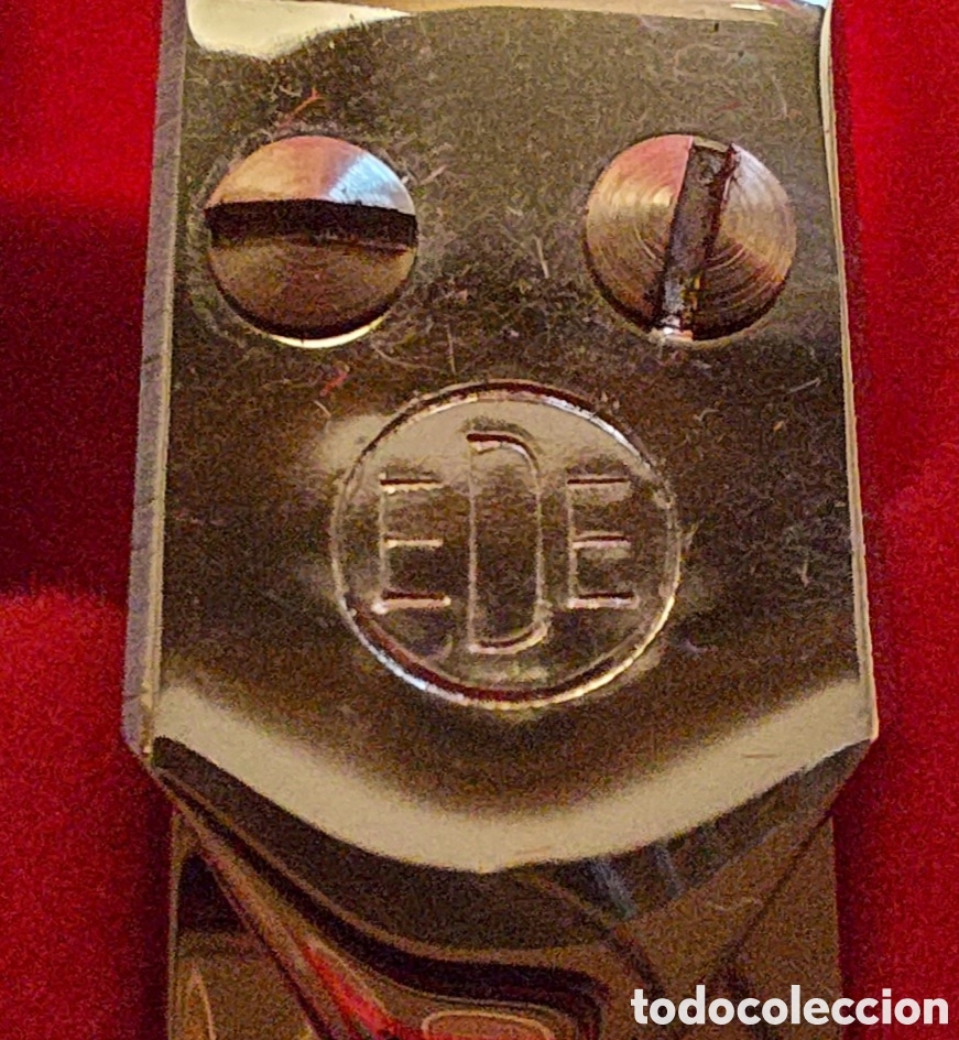 Antig&uuml;edades: EDE caja de comp&aacute;s con accesorios a&ntilde;os 80 - Foto 2