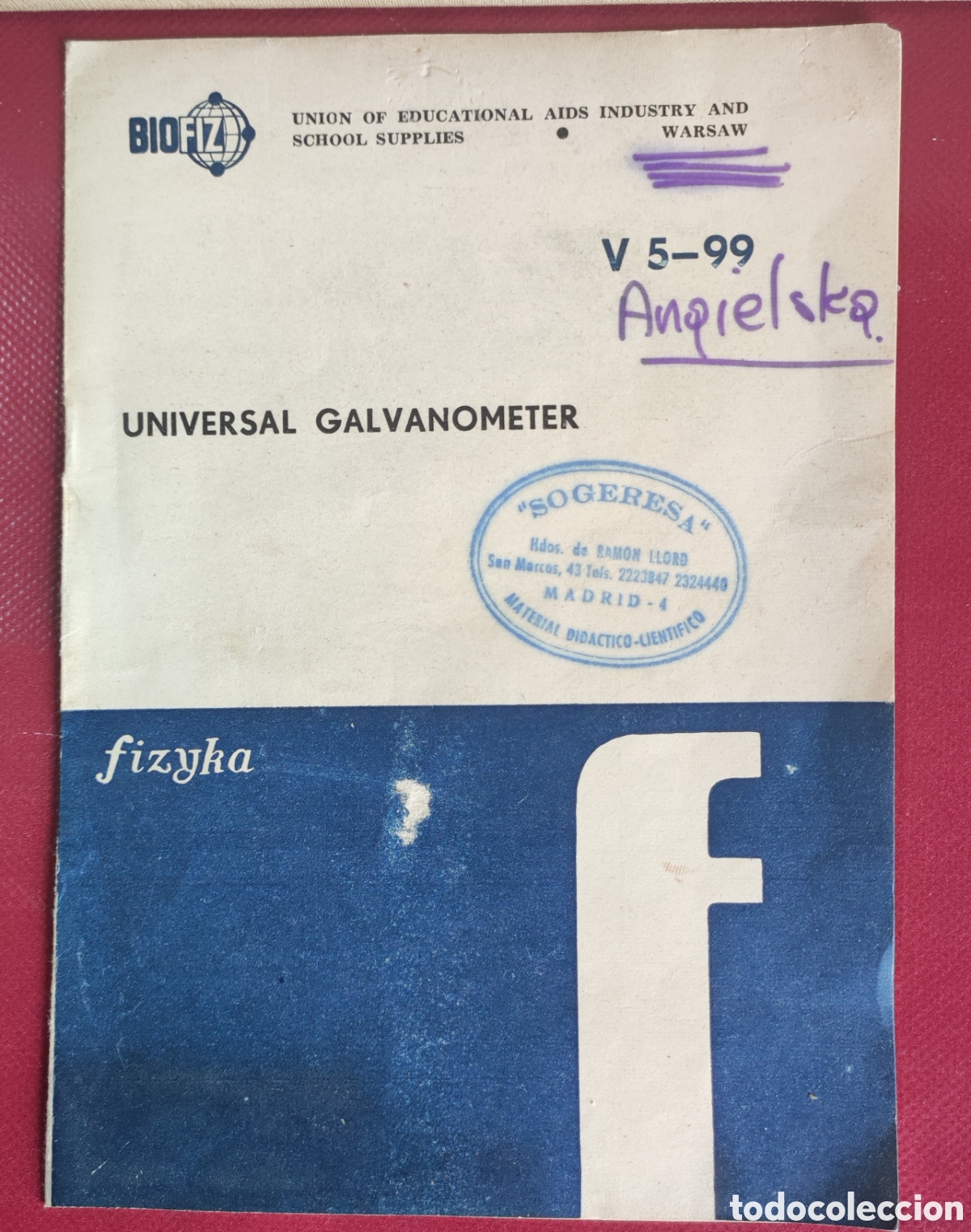 Antig&uuml;edades: GALVAN&Oacute;METRO universal de laboratorio - Foto 19