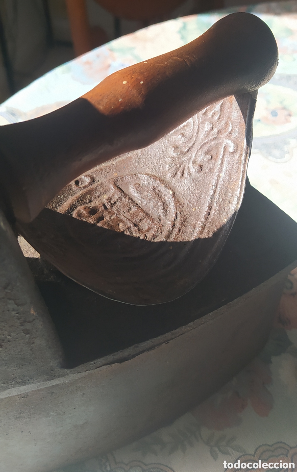 Antig&uuml;edades: PLANCHA ANTIGUA DE CARBON - Foto 4