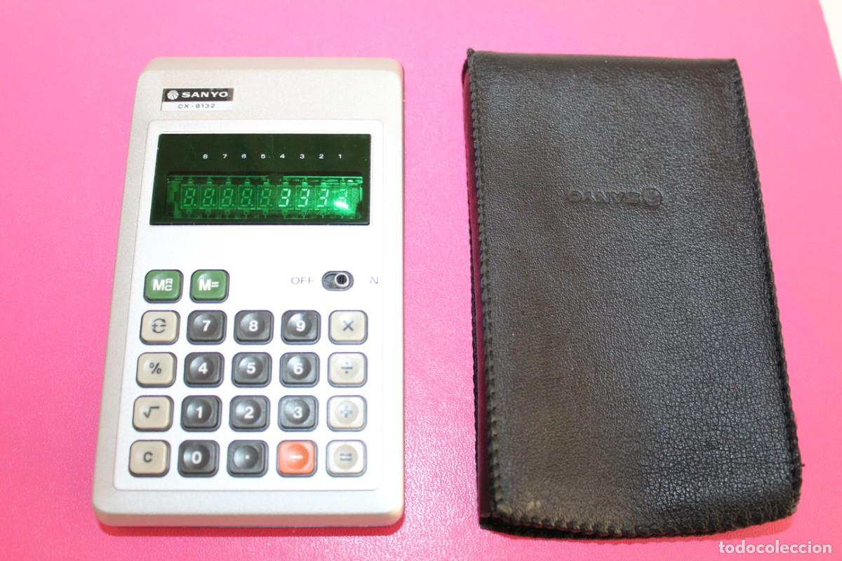 Antig&uuml;edades: CALCULADORA SANYO CX - 8132 - FUNCIONA - PRESENTA DEFECTO - Foto 1