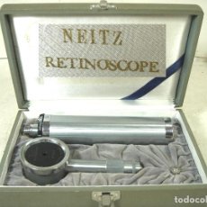 Antigüedades: RETINOSCOPIO NEITZ 3-R1-JAPAN AÑOS 50/60-OPTICA OPTOMETRIA-ANTIGUO SPOT SET-3R1