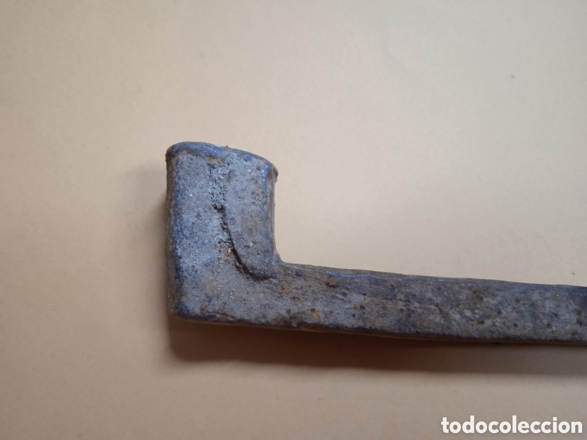 Antig&uuml;edades: Antigua llave de forja de 23mm - Foto 5