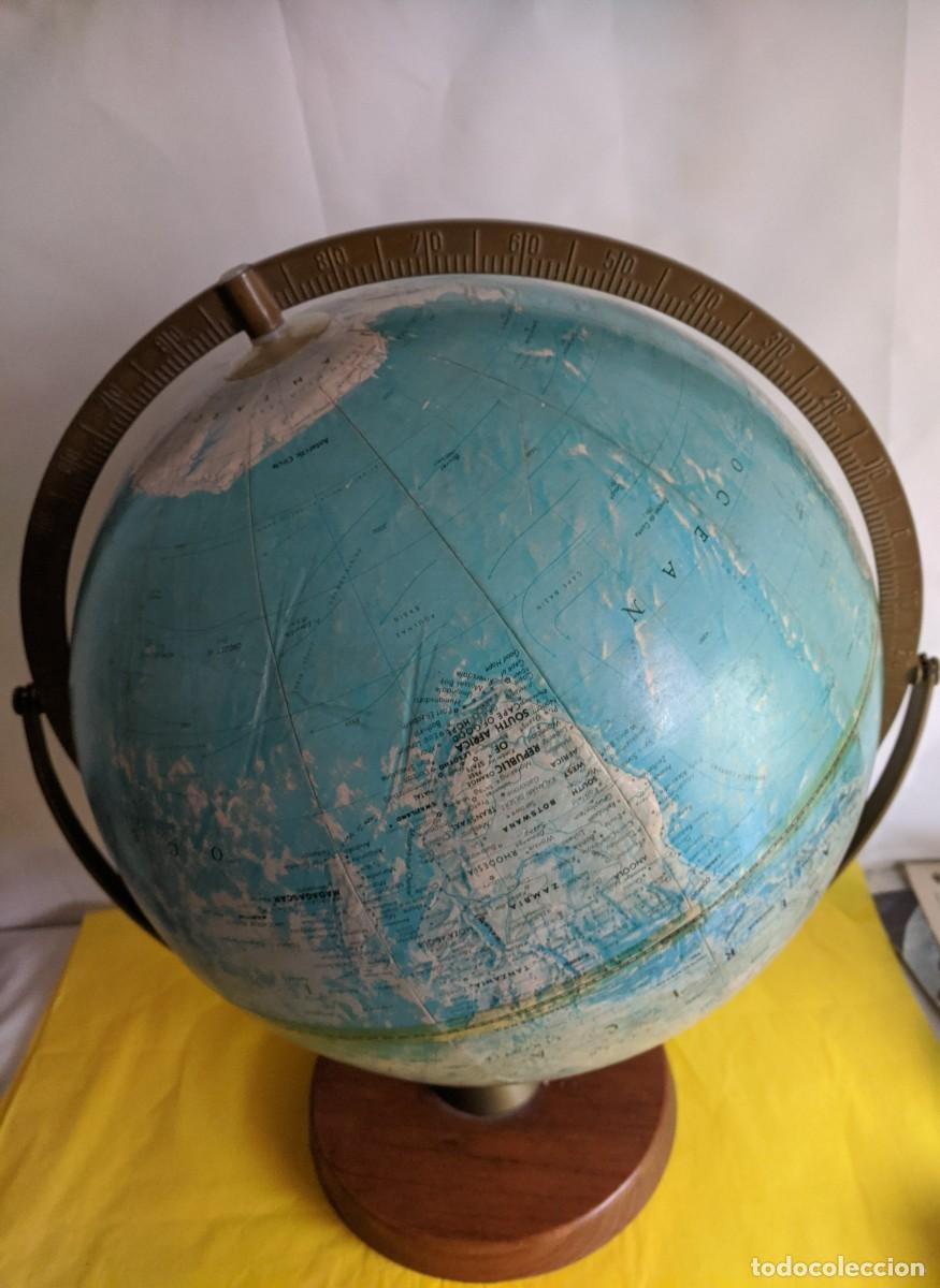 Antig&uuml;edades: Globo terr&aacute;queo SCAN GLOBE A/S Dinamarca 1978, en Ingl&eacute;s - Foto 1