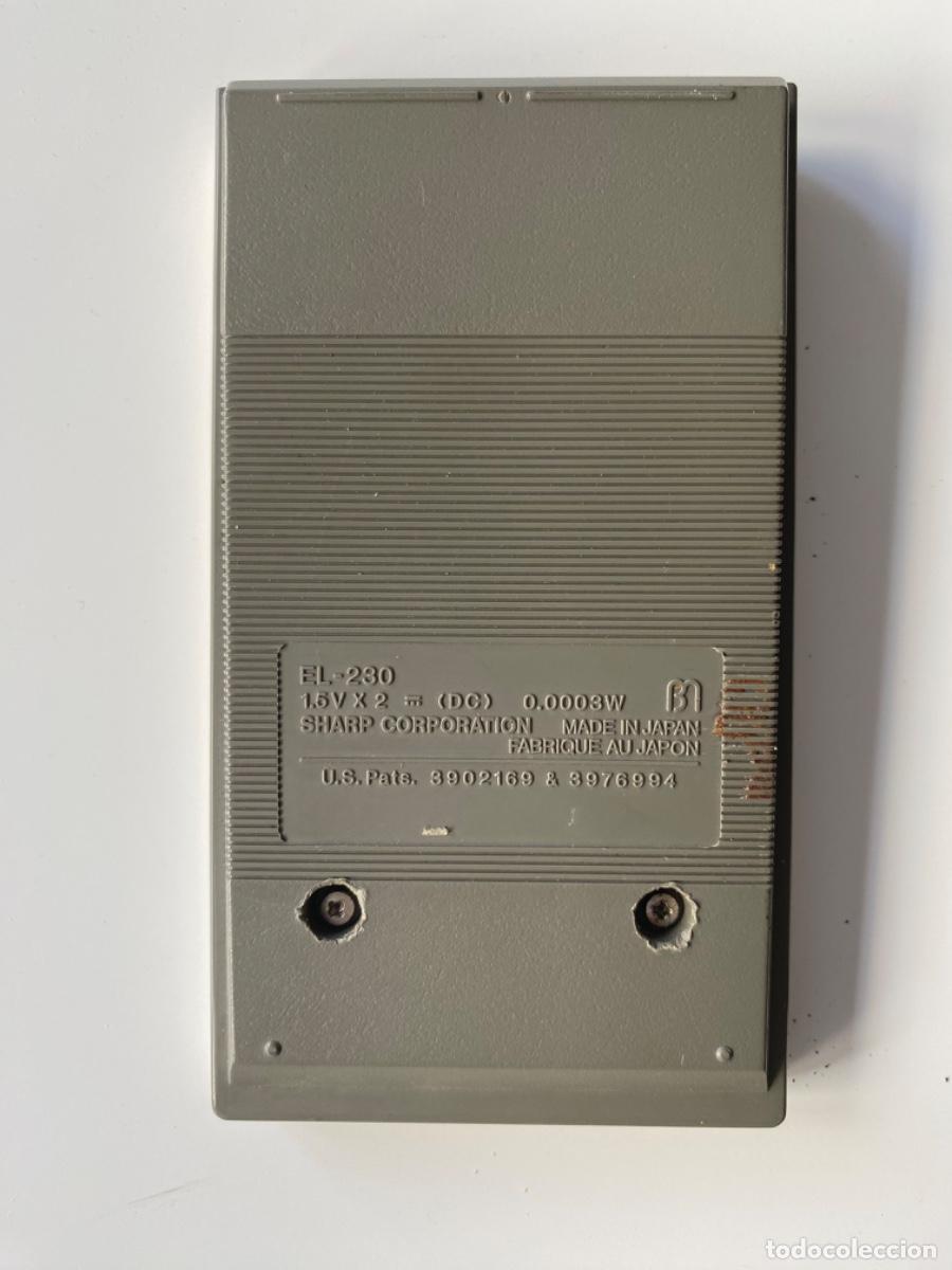 Antig&uuml;edades: Calculadora Sharp EL-230 - Foto 2