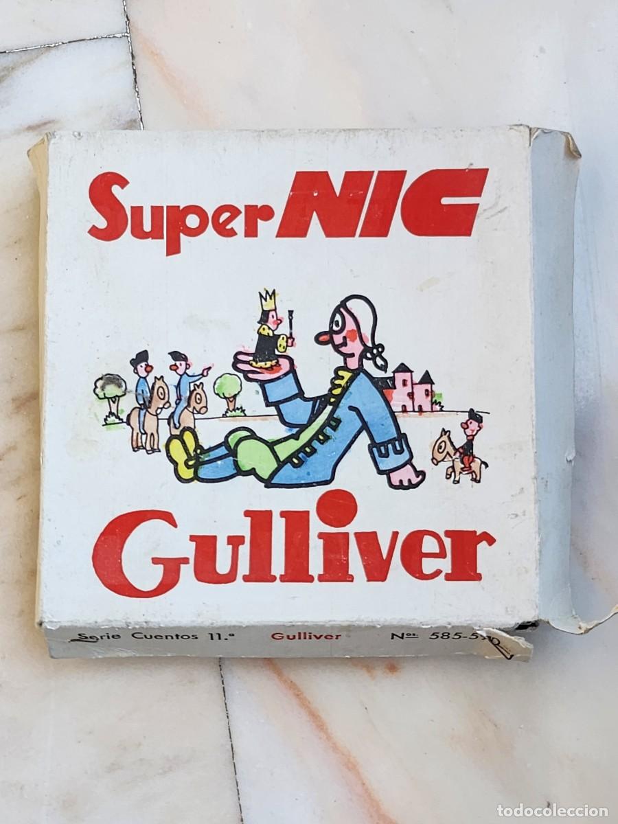 Antig&uuml;edades: PROYECTOR NIC CAJA DE PEL&Iacute;CULAS GULLIVER - Foto 2