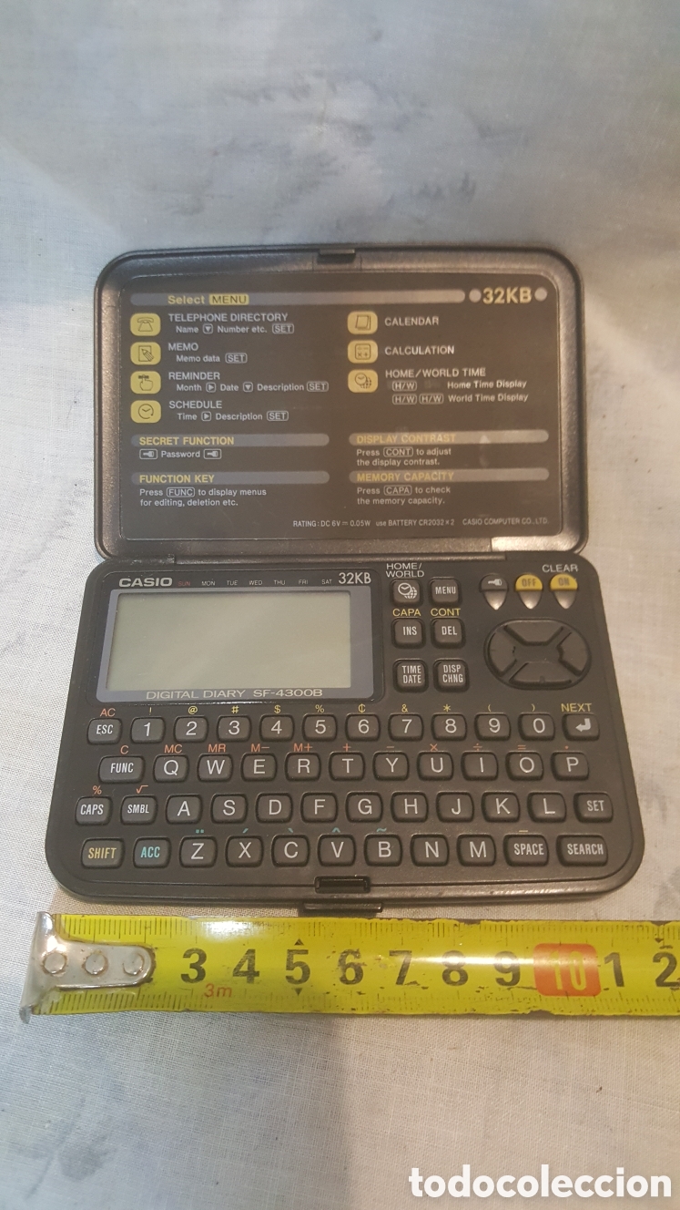 Antig&uuml;edades: CALCULADORA DIGITAL CASIO SF-4300B - Foto 2