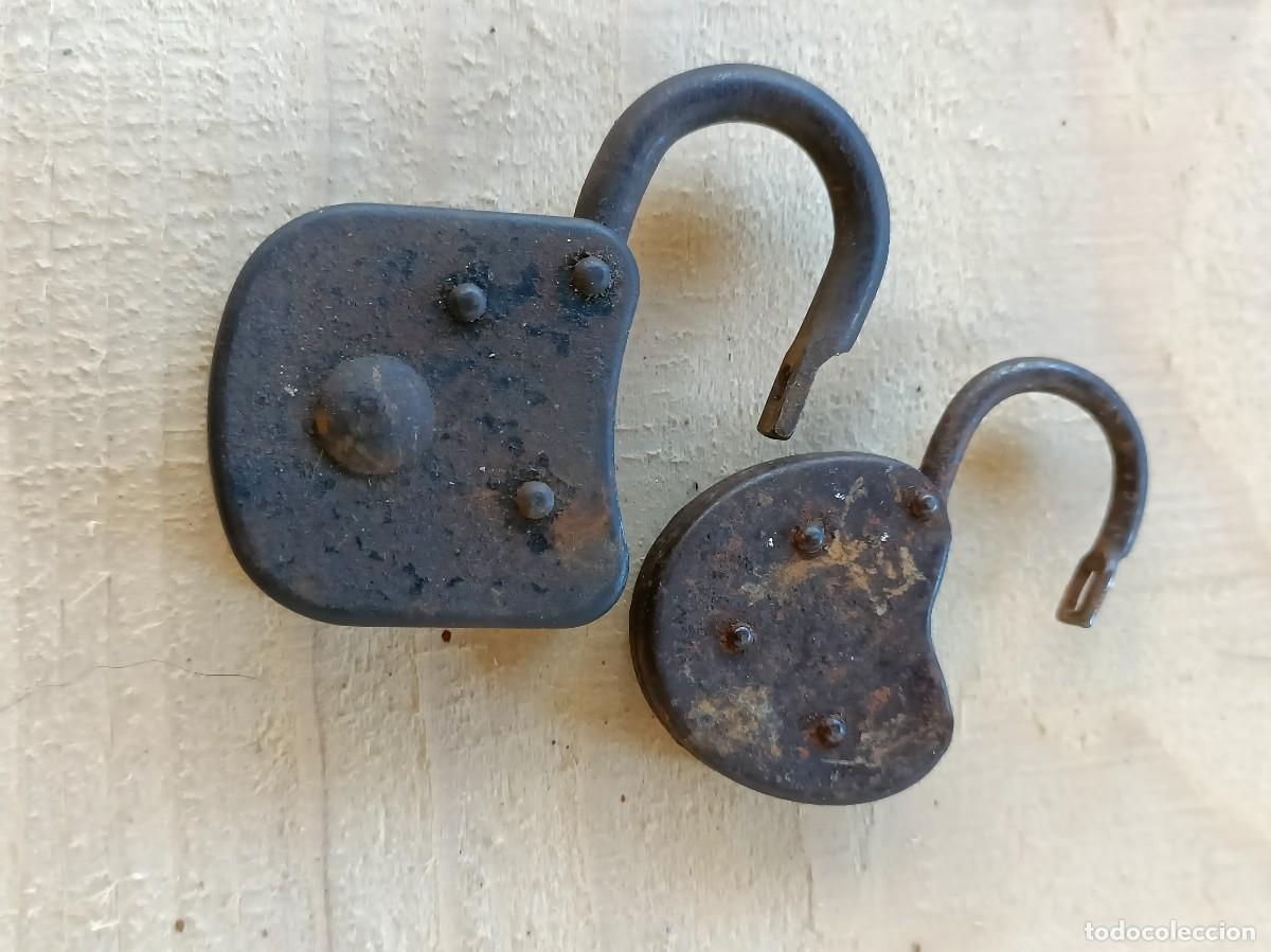 Antig&uuml;edades: Antiguos candados en lote de dos - Foto 5