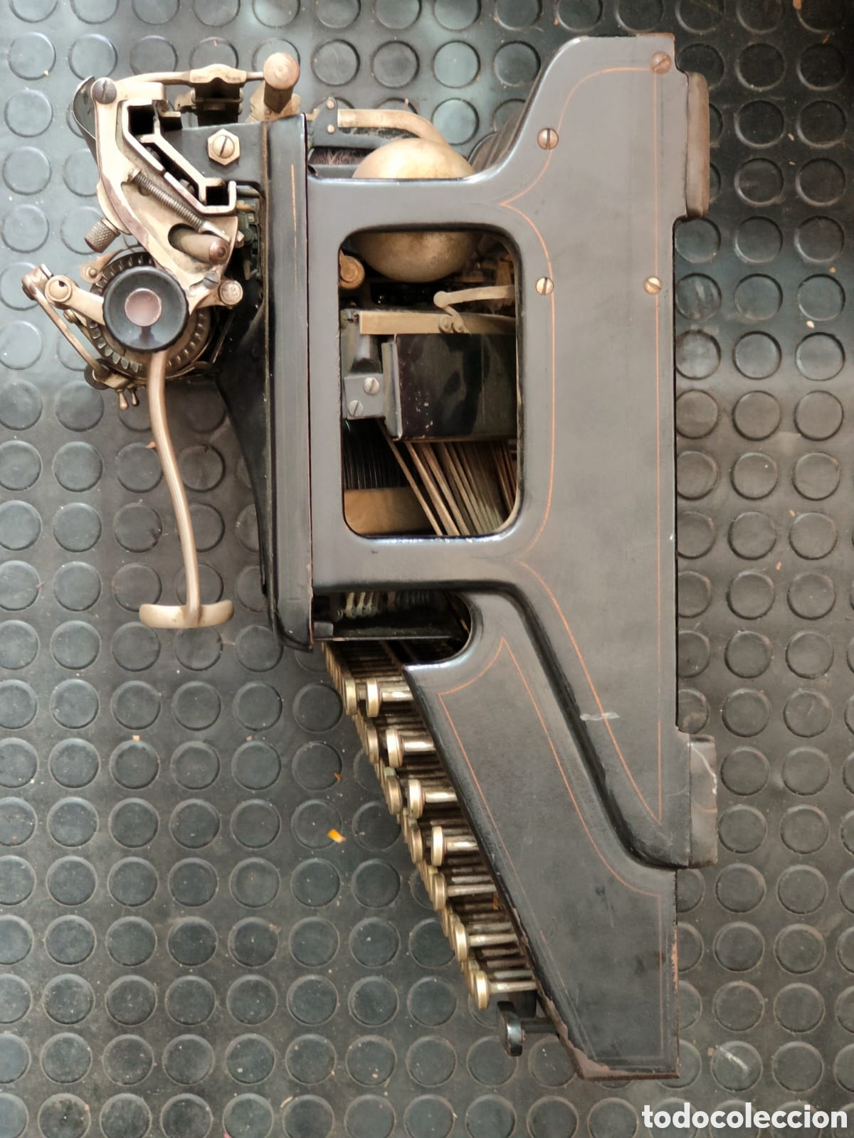Antig&uuml;edades: M&aacute;quina de escribir Smith premier - Foto 3