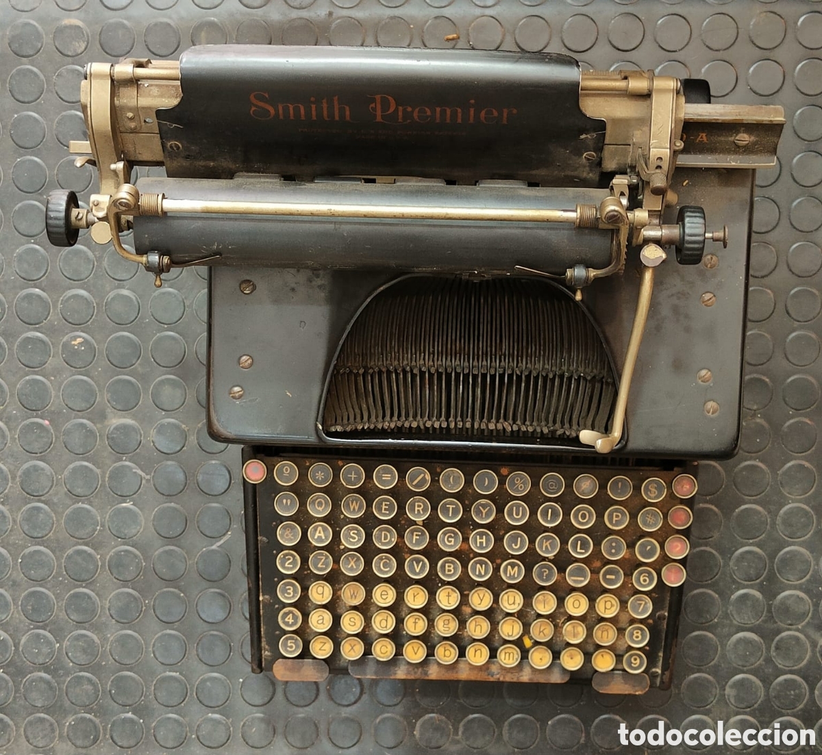 Antig&uuml;edades: M&aacute;quina de escribir Smith premier - Foto 4