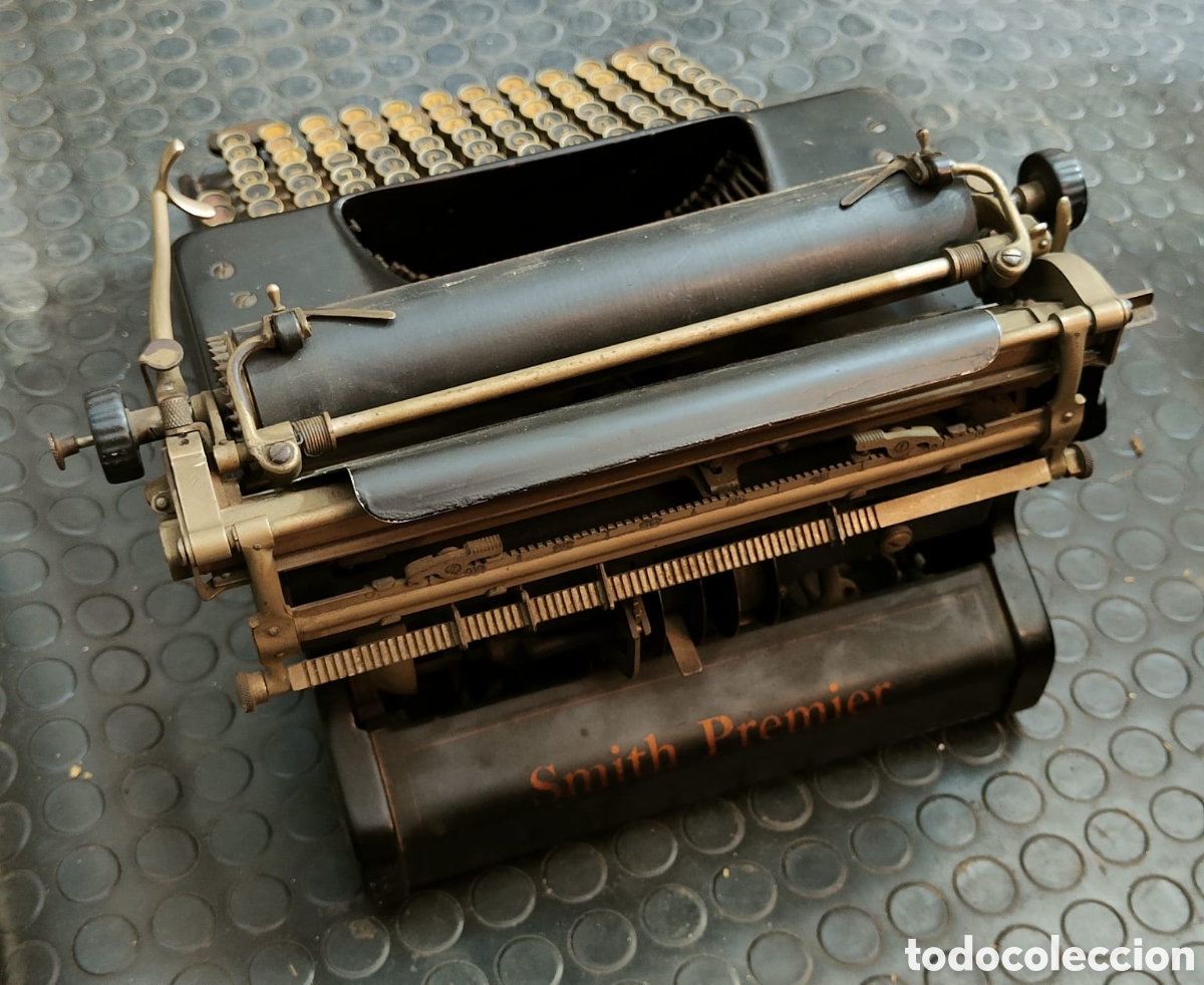 Antig&uuml;edades: M&aacute;quina de escribir Smith premier - Foto 5