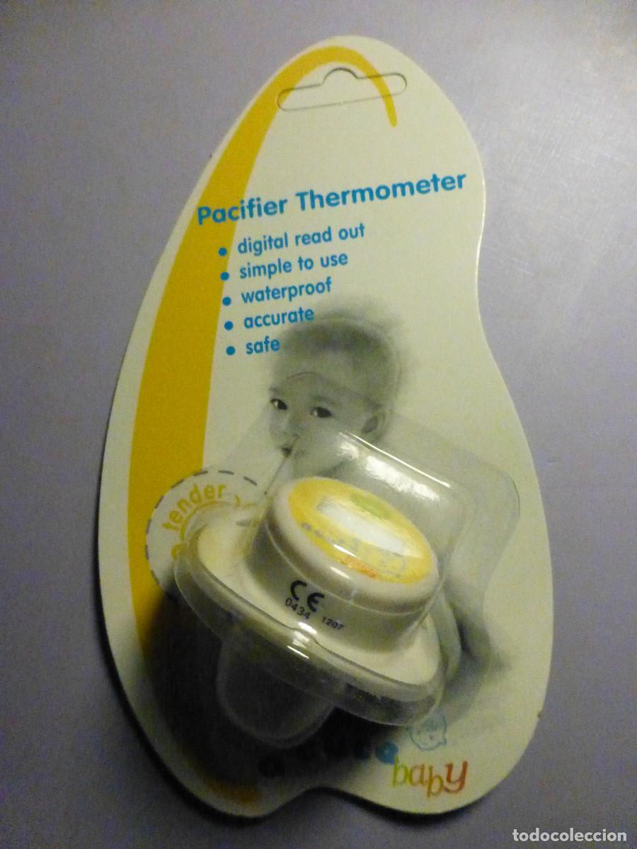 Antig&uuml;edades: Term&oacute;metro Beb&eacute; de chupete - Pacifier Therm&oacute;meter - Digital - Resistente al Agua - Precintado - Foto 1