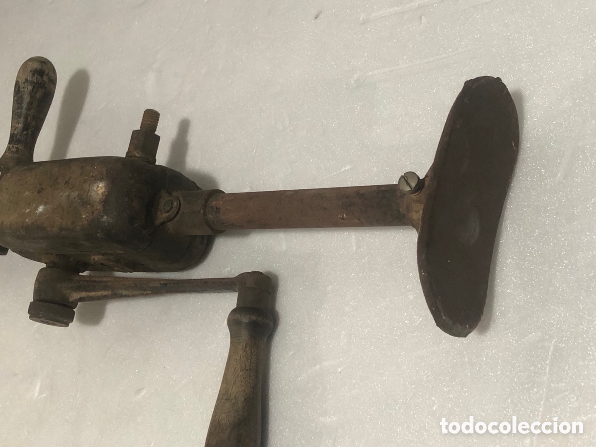 Antig&uuml;edades: ANTIGUO TALADRO MANUAL - Foto 4