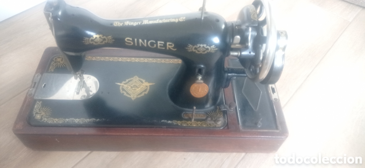 Antig&uuml;edades: Maquina de coser Singer 15k - Foto 2