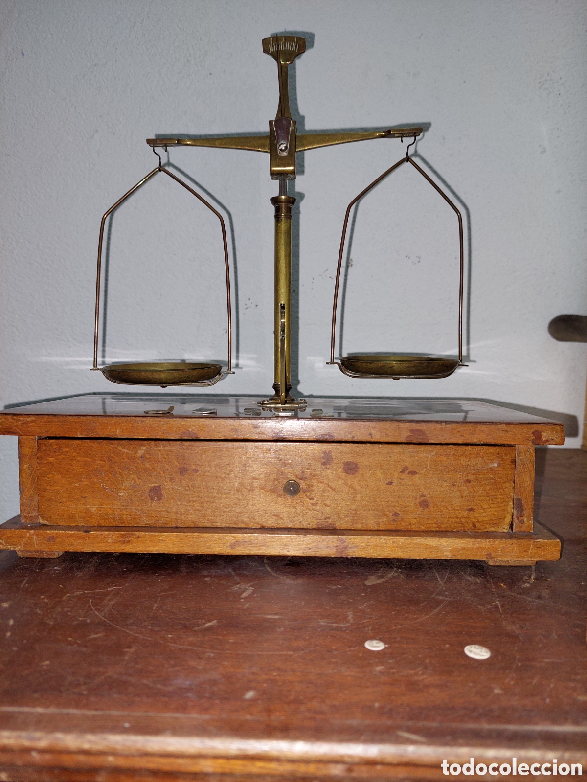 Antig&uuml;edades: Balanza de Farmacia. - Foto 5