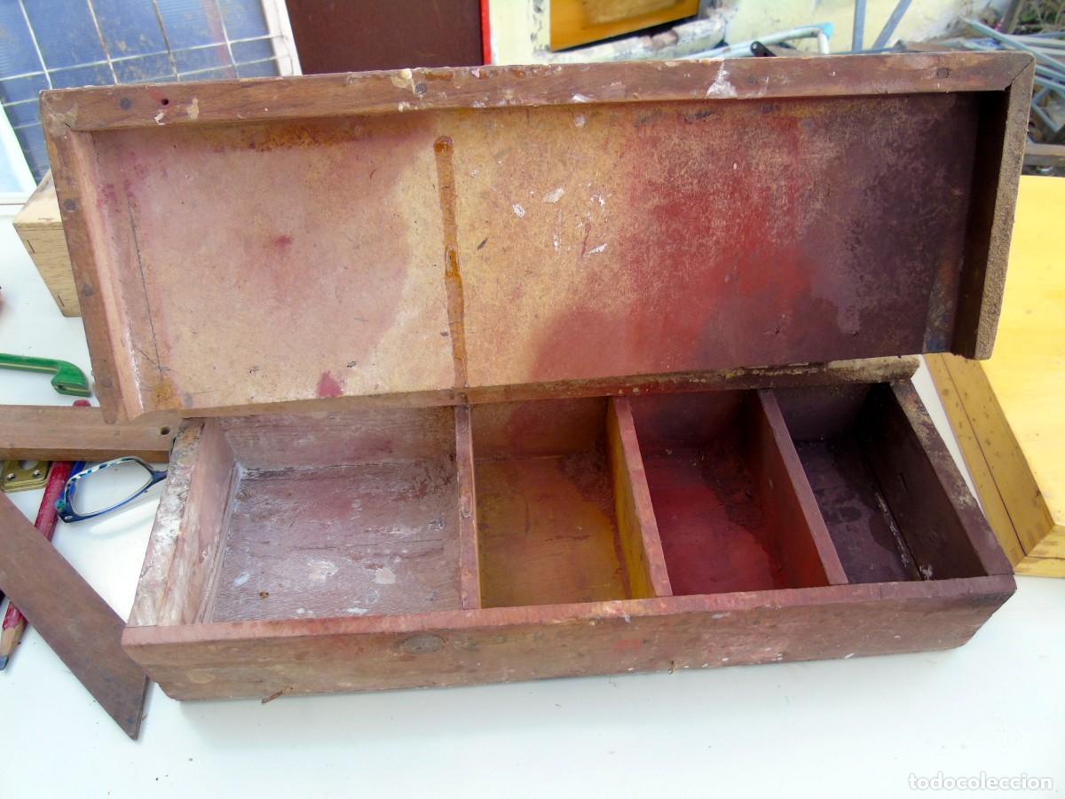 Antig&uuml;edades: ANTIGUA CAJA DE CARPINTERO - Foto 1