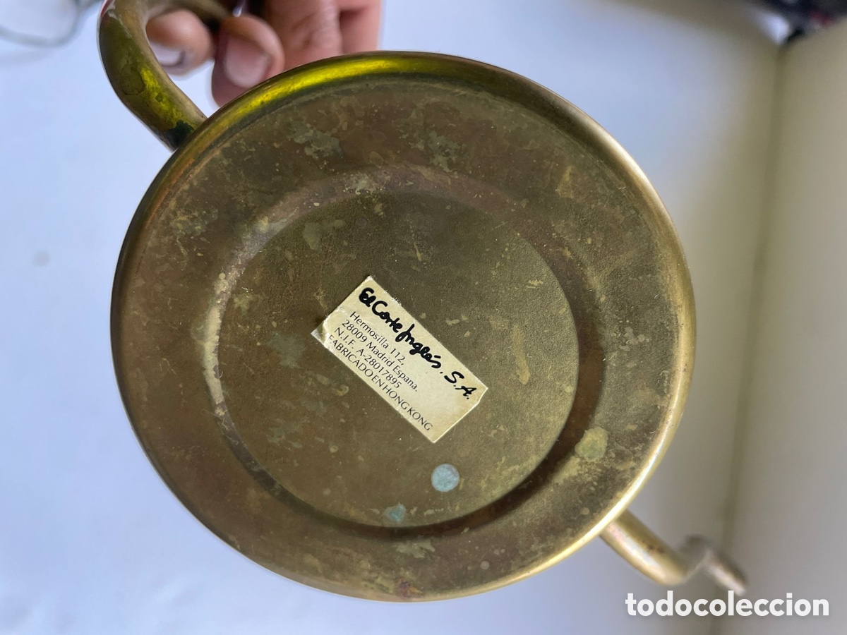 Antig&uuml;edades: Aceitera Lat&oacute;n Metal - Foto 3