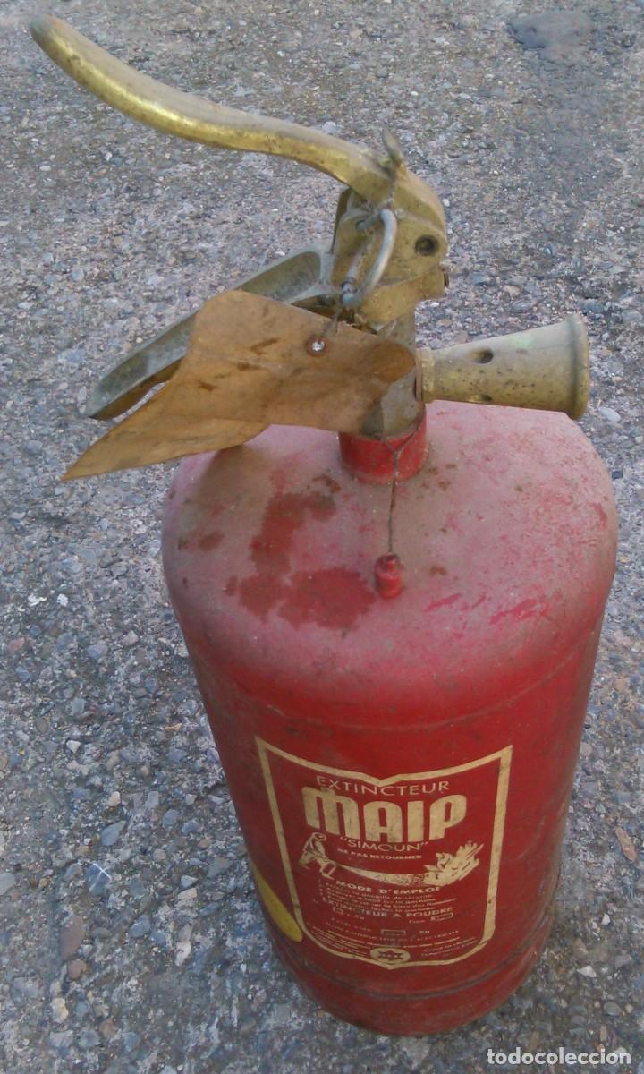 Antig&uuml;edades: Extintor de polvo Maip Simoun - Foto 2