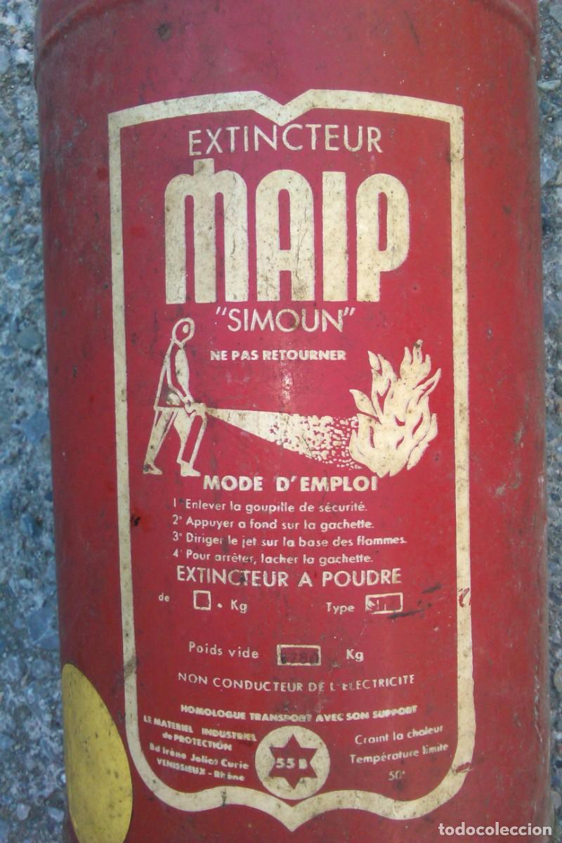 Antig&uuml;edades: Extintor de polvo Maip Simoun - Foto 4