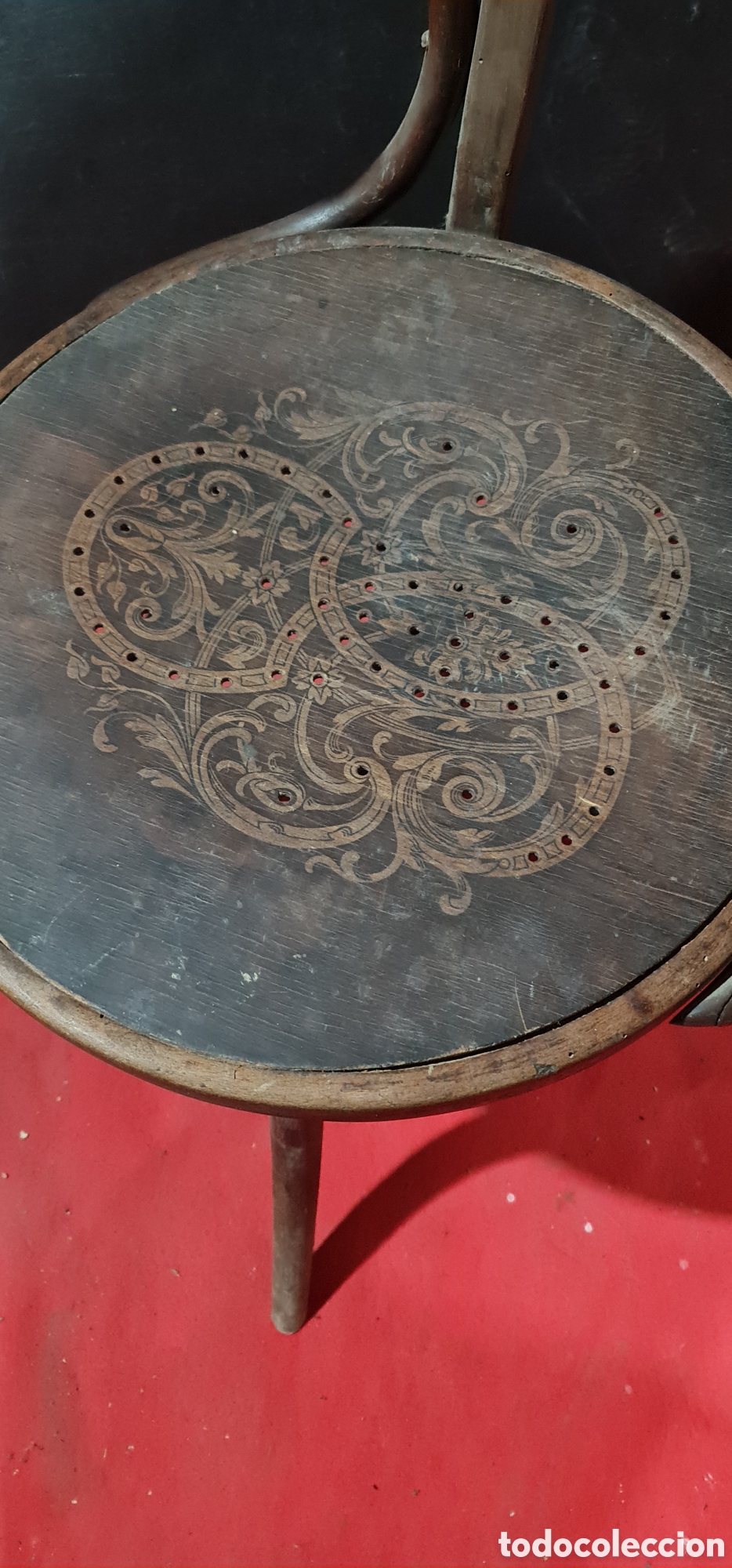 Antig&uuml;edades: sillon de barbero antiguo - Foto 4