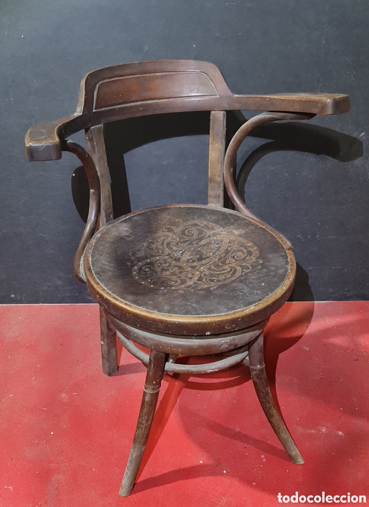 Antig&uuml;edades: sillon de barbero antiguo - Foto 5