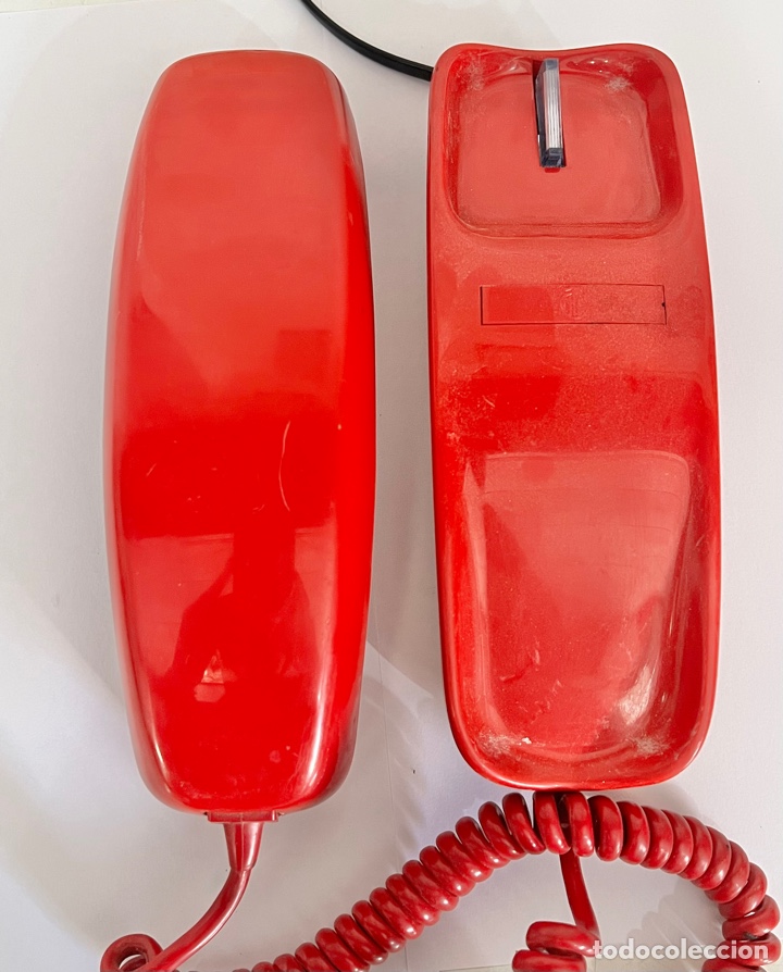 Tel&eacute;fonos: TEL&Eacute;FONO ANTIGUO ROJO - Foto 2