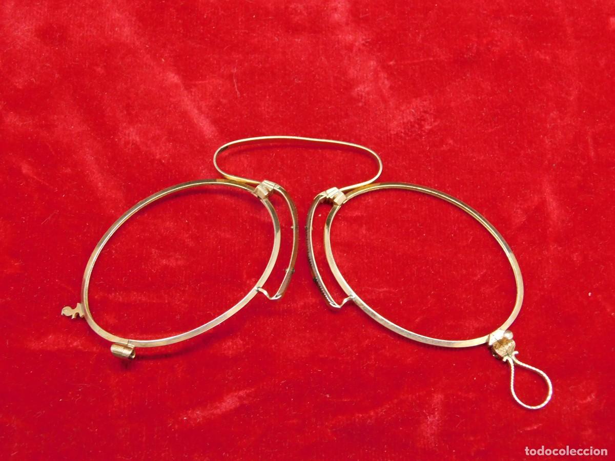 Antig&uuml;edades: GAFAS ALAMBRE CHAPADAS EN ORO - Foto 1