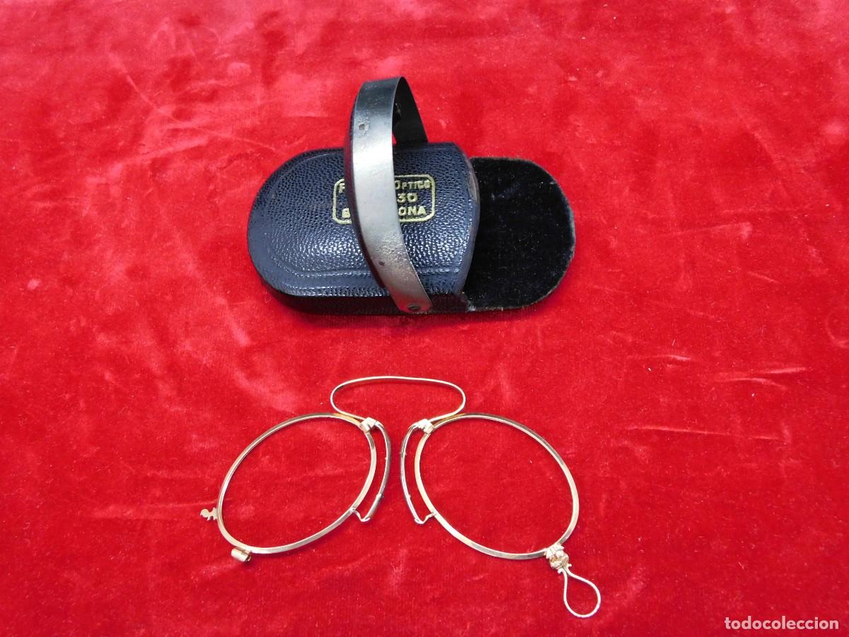 Antig&uuml;edades: GAFAS ALAMBRE CHAPADAS EN ORO - Foto 3