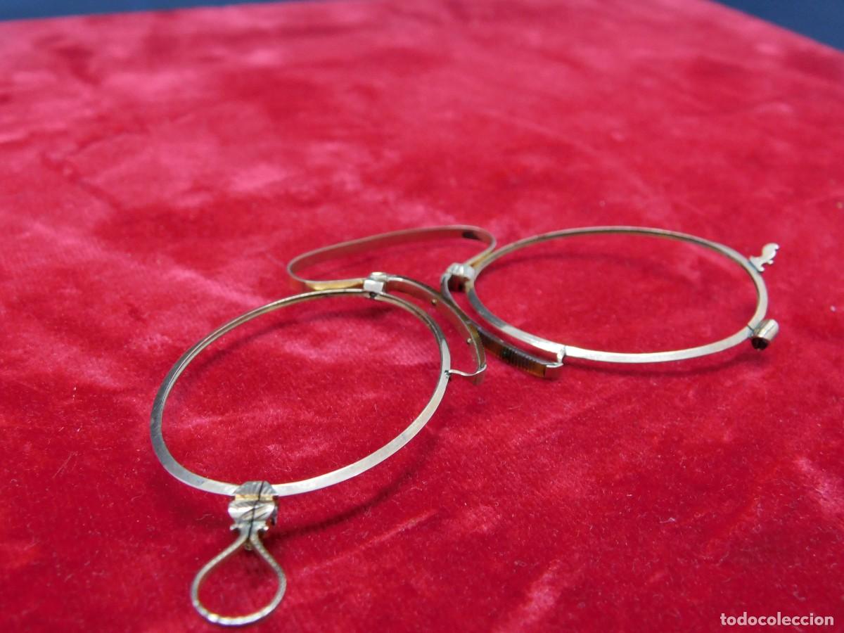 Antig&uuml;edades: GAFAS ALAMBRE CHAPADAS EN ORO - Foto 5