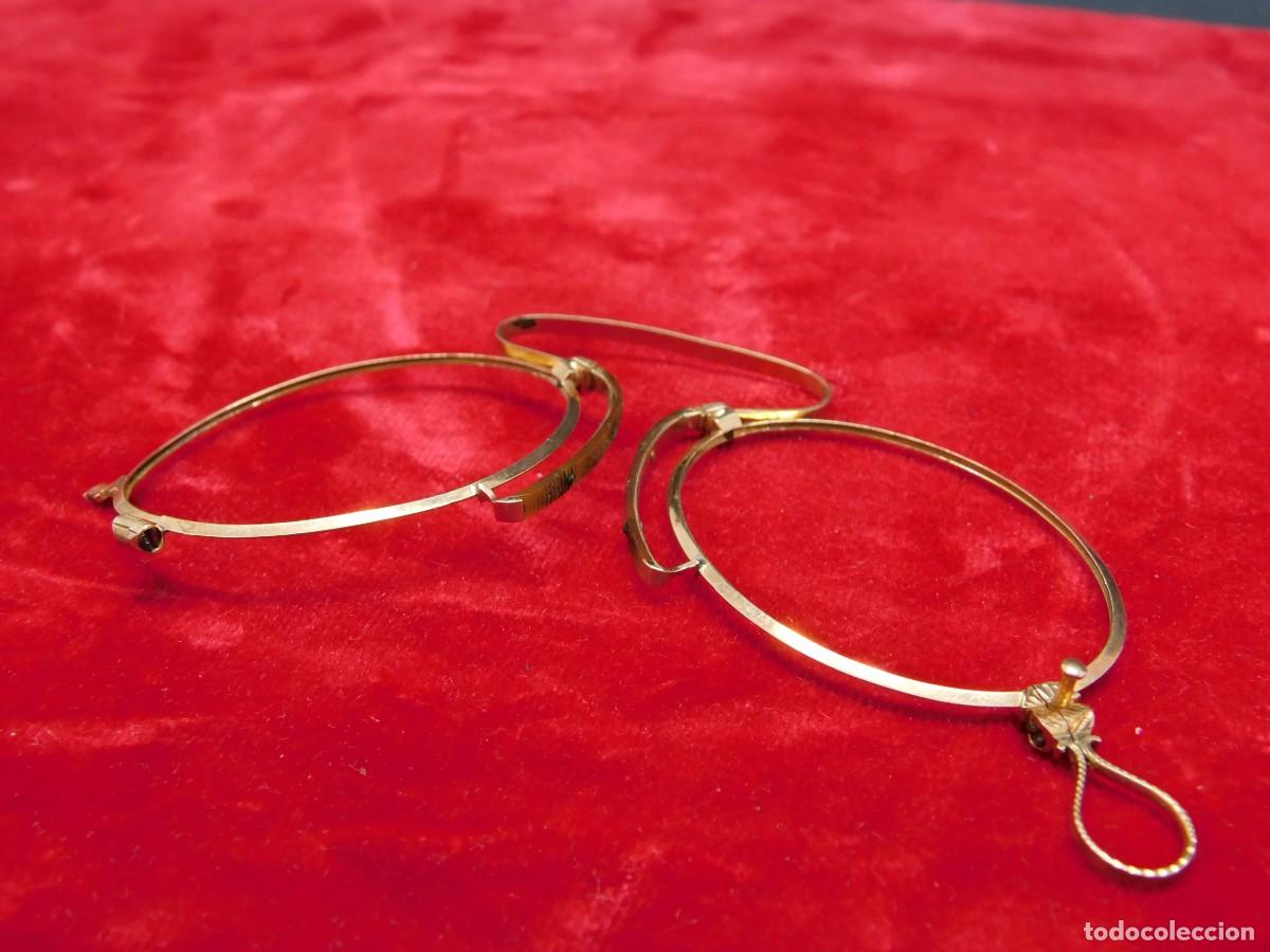 Antig&uuml;edades: GAFAS ALAMBRE CHAPADAS EN ORO - Foto 6