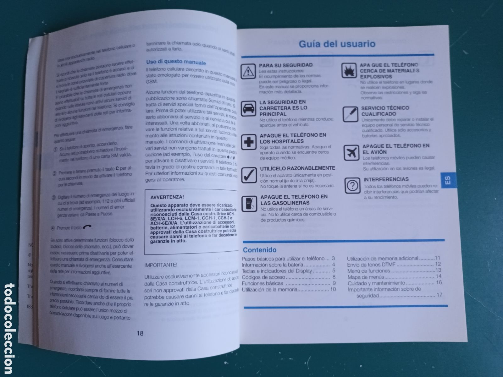 Tel&eacute;fonos: Manual de instrucciones NOKIA 1610 A&ntilde;o 1996 - Foto 3