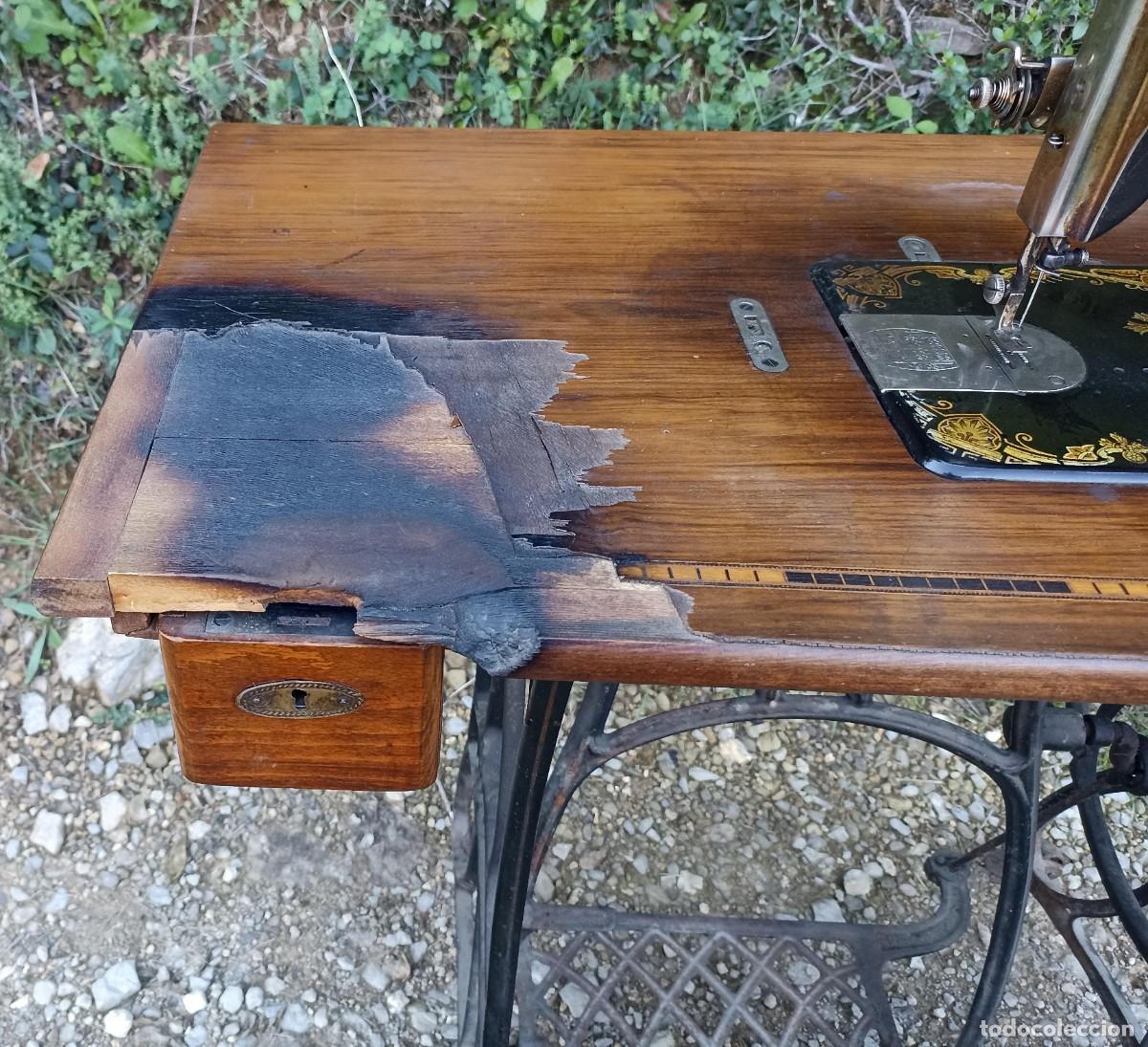 Antig&uuml;edades: M&aacute;quina de coser Naumann - Foto 3