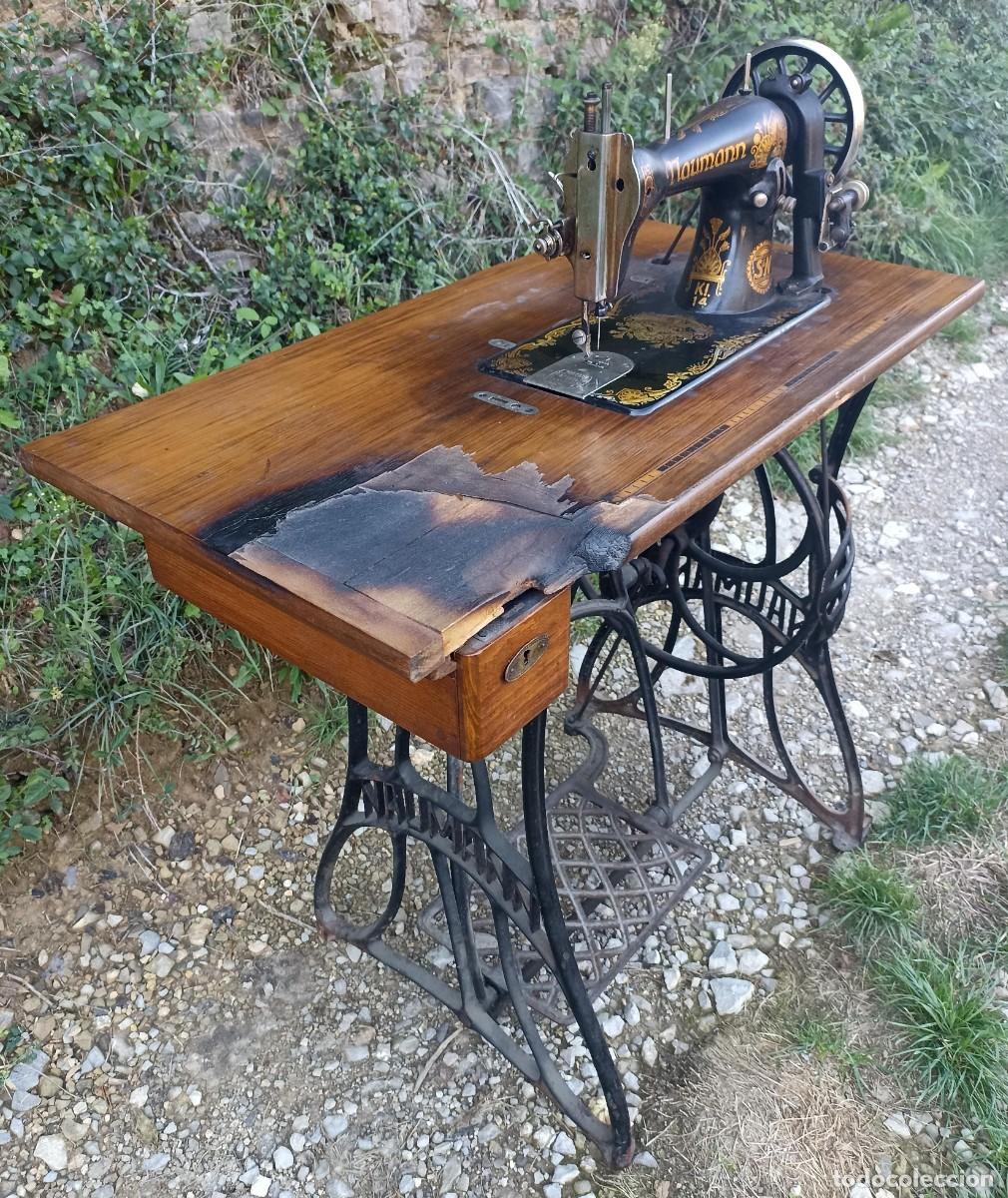 Antig&uuml;edades: M&aacute;quina de coser Naumann - Foto 7