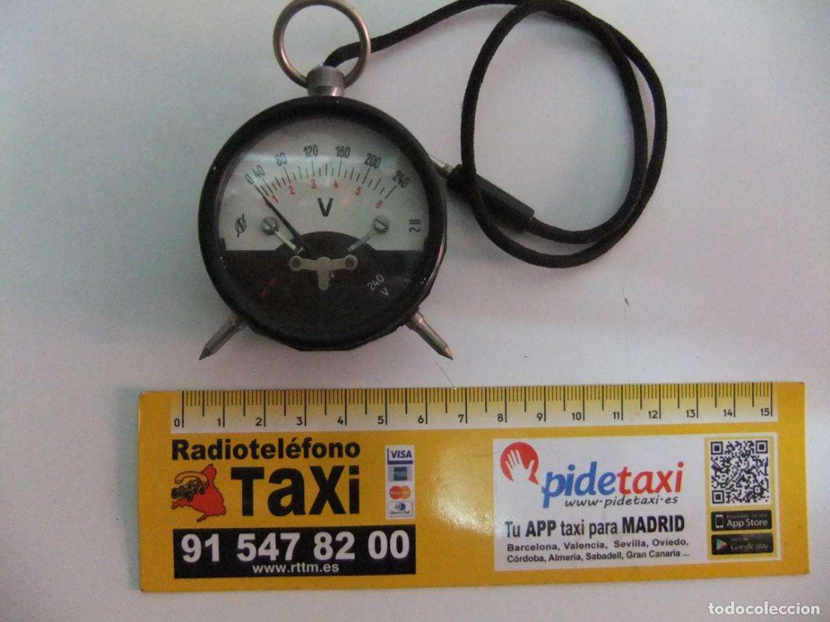 Antig&uuml;edades: voltimetro amperimetro bakelita de bolsillo - Foto 1