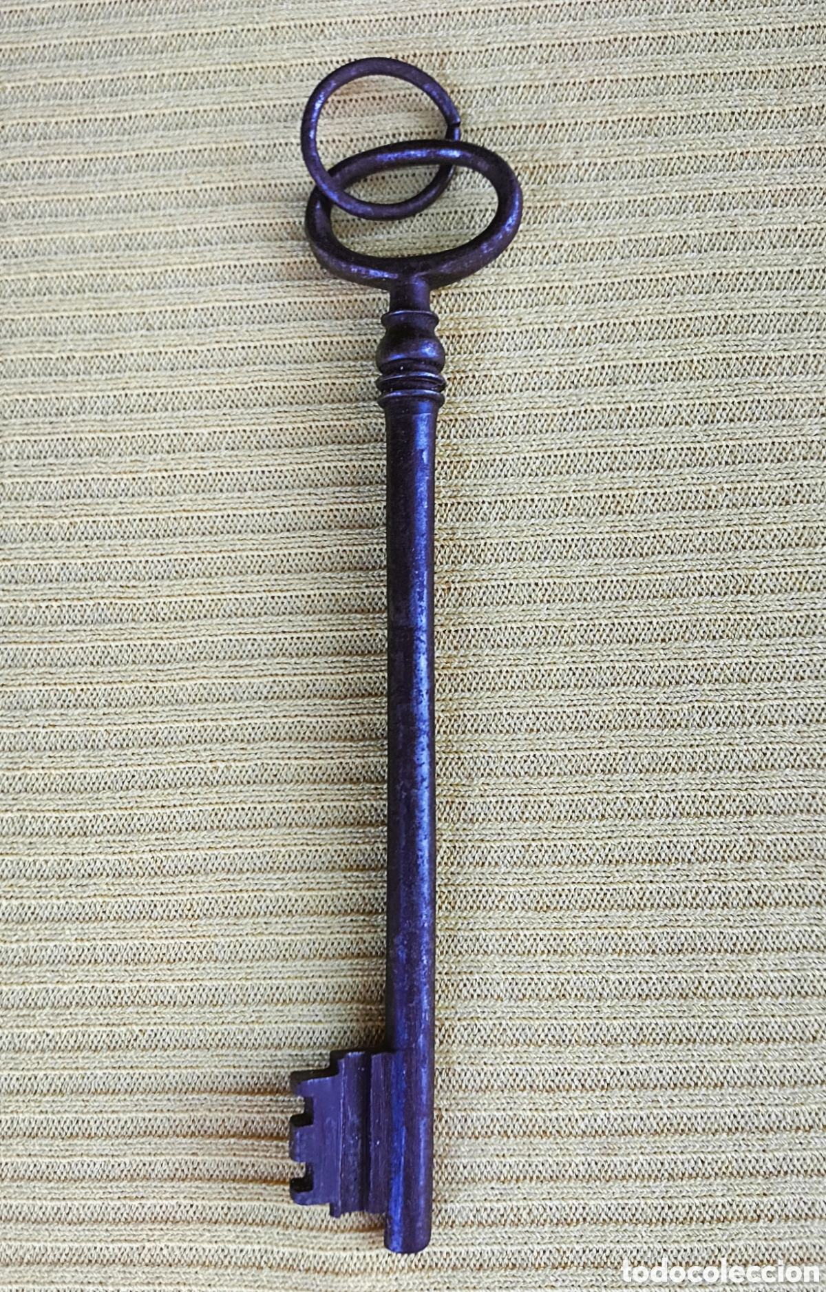 Coleccionista Puerta Maestra Llave Esqueleto Antigua VICTORIANA Enorme - Hierro Fundido, Pátina Original - Perfecta Para Coleccionistas O Decoración