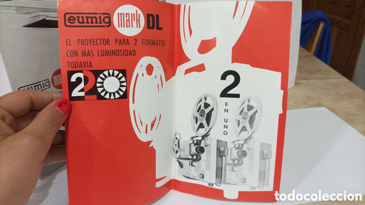 Antig&uuml;edades: Publicidad proyector Eumig Mark S super 8 . Eumig Mark DL - Foto 8