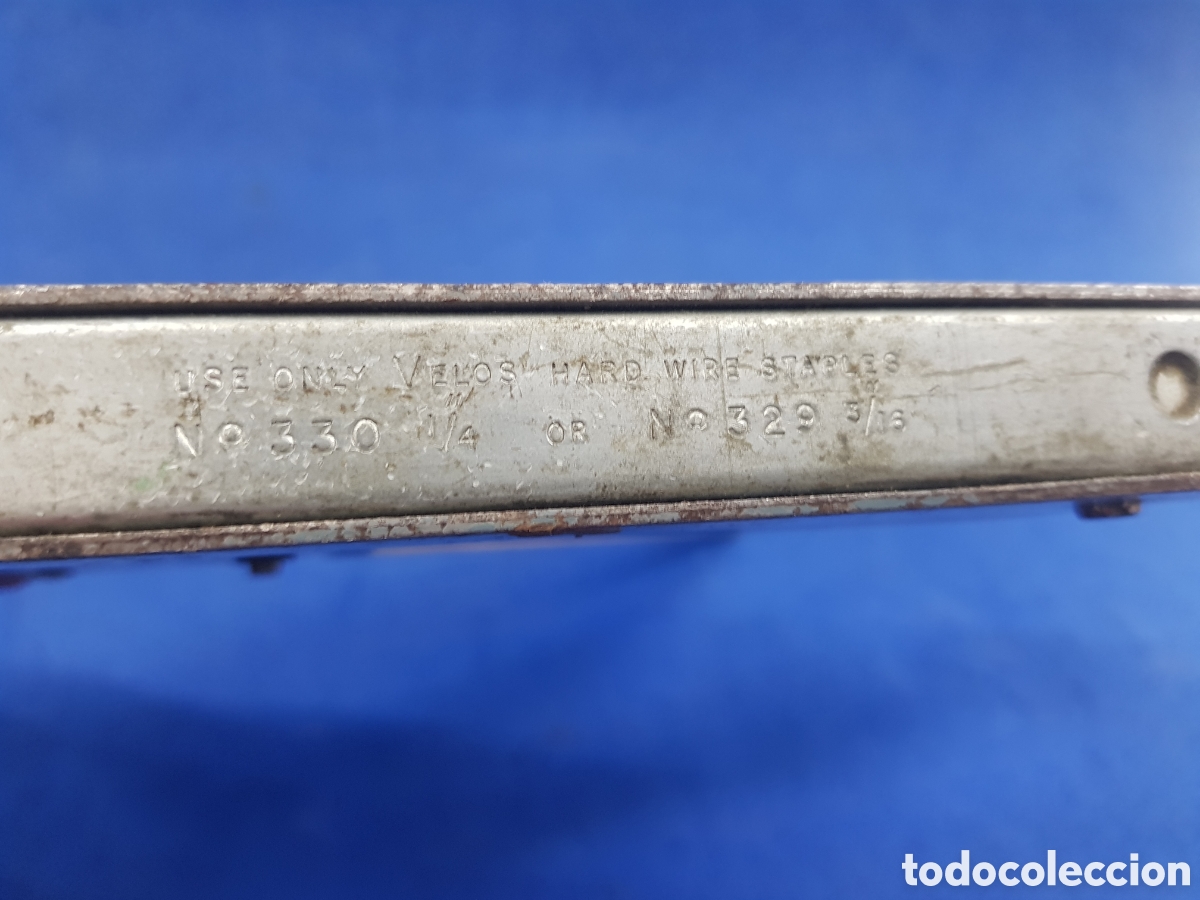 Antig&uuml;edades: Grapadora lightning Tacker Tapicero - Foto 3
