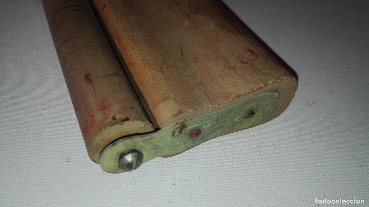 Antig&uuml;edades: RODILLO MADERA - Foto 3