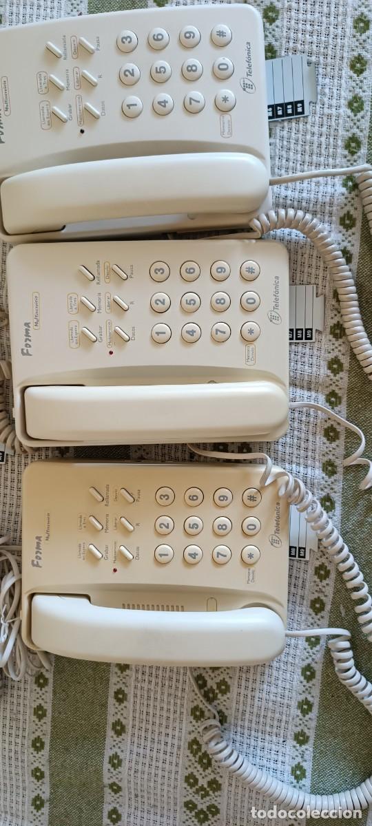 Tel&eacute;fonos: Lote tel&eacute;fonos modelo FORMA telef&oacute;nica - Foto 3