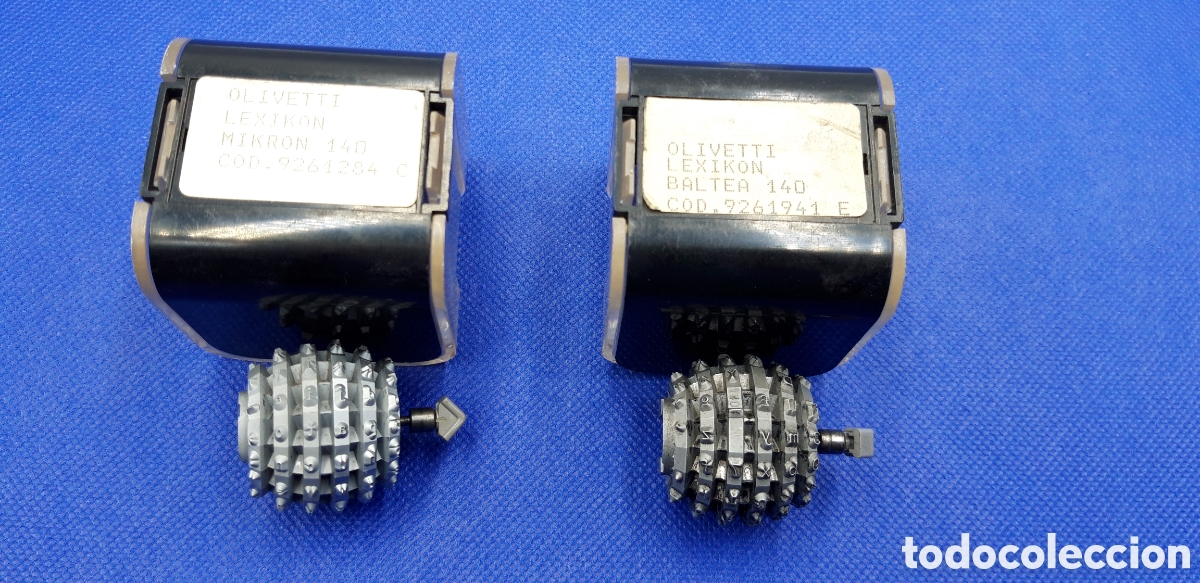 Antig&uuml;edades: 2 Bolas de escritura Olivetti LEXIKON - Foto 1