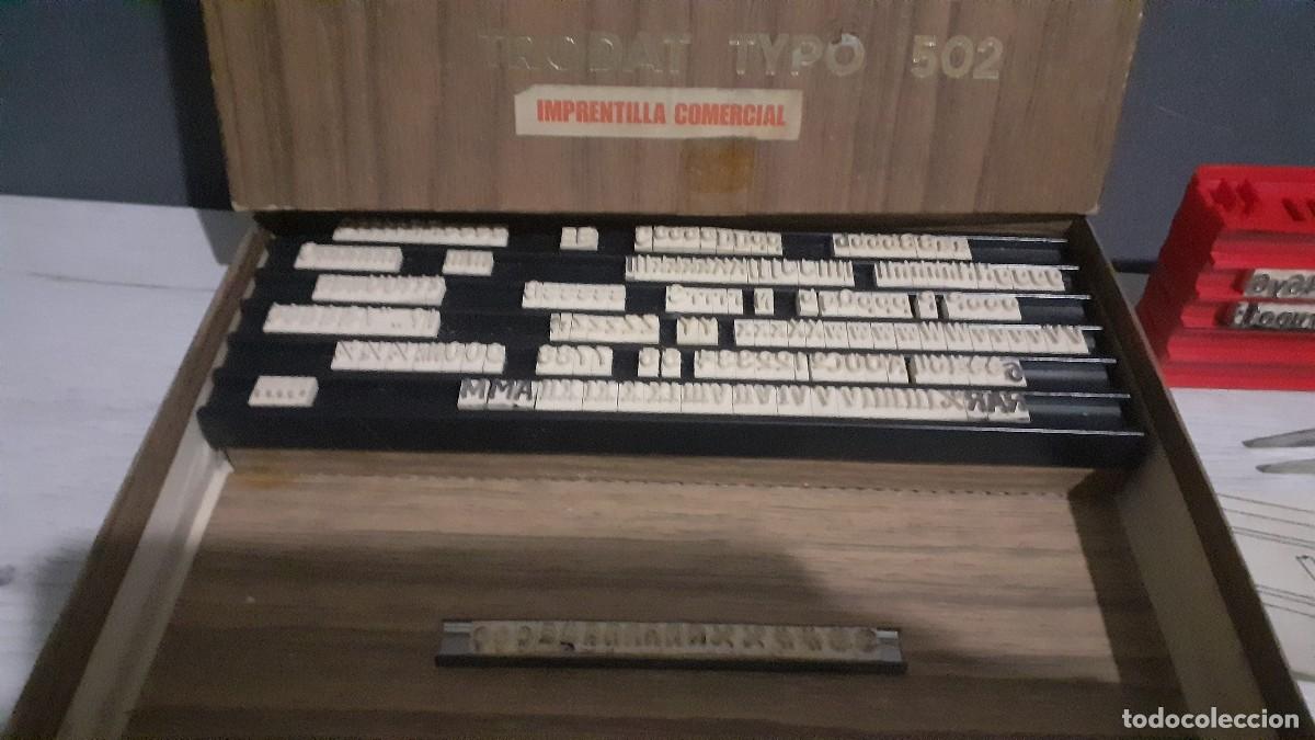Antig&uuml;edades: Imprentilla comercial con escalometro - Foto 3